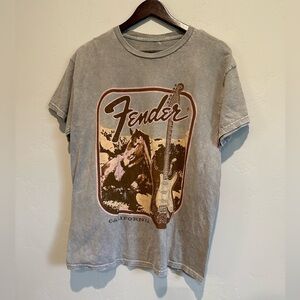 Fender Vintage Gray Graphic Tee